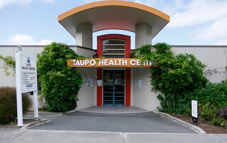 Front of Taupo Health Centre