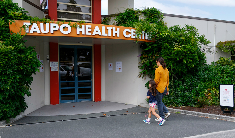 Front of Taupo Health Centre